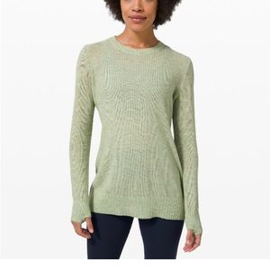 Lululemon- Sincerely yours sweater -size 6 - color: springtime